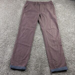Ted Baker Cuff Trousers Iridescent Purpleish 32
